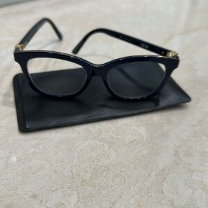 Dior Navy Blue and Gold Women's Glasses